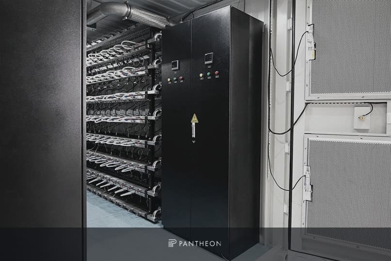 Pantheon Mining power distribution cabinet